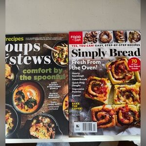 Simply Bread Cookbook - Fresh From the Oven. 2 Set Magazine.